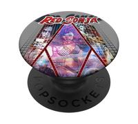 Red Sonja Poster Synthwave Redhead Epic Cyberpunk anni '80 retrò PopSockets PopGrip Adesivo