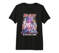 Red Sonja Poster Synthwave Redhead Epic Cyberpunk Retro Anni '80 Maglietta Premium