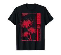 Red Spider Lily Lost Memory Anime Otaku Grunge Estetica Maglietta
