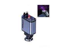 (Red Starry Sky) StarCharge 4-in-1 - Retractable Car Charger with Stars Roof Light