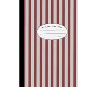 Red Striped Notebook - 120 Pages, A5 Lined with Classic Red Stripe Design for Writing, School, Work, and Personal Notes: Trendy Minimalist Red Stripe ... and Everyday Writing | Perfect Gift