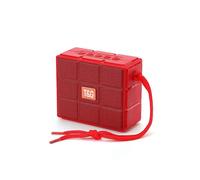 (Red) T&G Portable Bluetooth Speaker TF Card U-Disk FM Outdoor Waterproof Wireless Subwoofer with LED Light (CE Certificated)