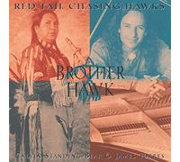 Red Tail Chasing Haw - Brother Hawk