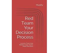 Red Team Your Decision Process: Lessons From How Marine Corps Teams Make Decisions