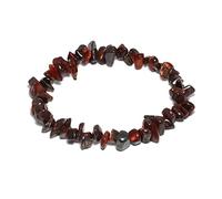 Red Tiger Eye Gemstone Chip Bracelet