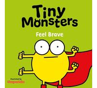 Red Tiny Monsters Feel Brave (Libro di cartone)