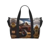 Red Tractor - Borsa da viaggio da donna, a tracolla, casual, con cerniera, adatta per lavoro, viaggi, fitness, viaggi