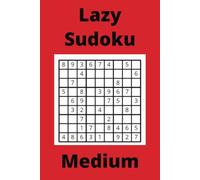 Red Tricky Sudoku Book, 9x9 Puzzles, 150 Pages, 6x9, Easy
