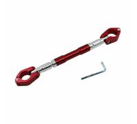 Red Universal 7/8 "Motorcycle Manubrio regolabile CrossBar rinforzato leva Bar