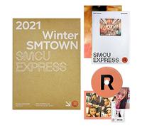 RED VELVET - 2021 Winter SMTOWN : SMCU EXPRESS (Red Velvet) Booklet + Folded Poster + CD-R + Postcard + Pass Card + Photo Card + 2 Pin Button Badges + 4 Extra Photocards