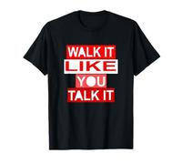 Red Walk/Talk IT Grafica rossa Maglietta