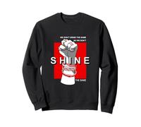 Red We Don't Grind/Shine La stessa grafica rossa Felpa