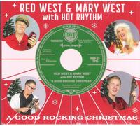 Red West And Mary West With Hot Rhythm A GOOD ROCKING CHRISTMAS - RED (CD)