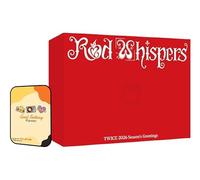 RED WHISPERS TWICE Album [SEASON'S GREETINGS ver.]+Pre Order Benefits+BolsVos Idol-Inspired Freebies (2026 SEASON'S GREETINGS)