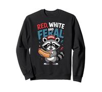 Red White And Feral Felpa