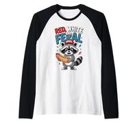 Red White And Feral Maglia con Maniche Raglan