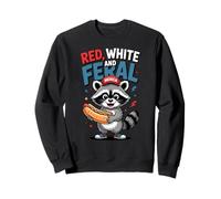 Red White And Feral T Felpa