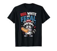 Red White And Feral T Maglietta