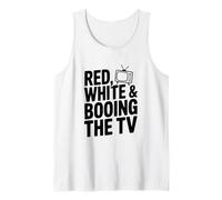 Red White e Booing The TV Patriot Spirit Canotta