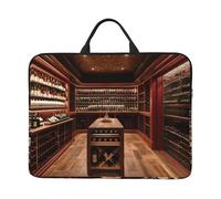 Red Wine Cellar Print 14 pollice Custodia Del Computer Portatile Del Manicotto Della Copertura Del Notebook Borsa Per Il Lavoro Quotidiano Viaggi di