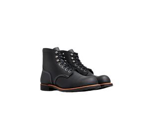 Red Wing Shoes, ,Shoes ,Uomo ,Nero ,44 1/2 EU Stivali Iron Ranger con Imbracatura Nera