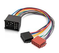 RED WOLF - Cablaggio per autoradio ISO compatibile con BMW E36, E46, E39, 528i, E46, Serie 3, 5, 7, installazione stereo 16 Pin ISO, spina cavo connettore