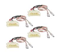RED WOLF Set di 4 adattatori per altoparlanti, compatibili con 1999 - 2022, VW Jetta Passat Golf Tiguan, Skoda Seat