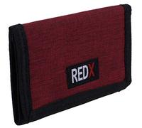 RED X Uomo Ragazzi Pieghevole IN Tre SPORTS Scheda Portamonete Tela - Vino, Please see Dimensions