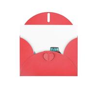 Red YYHWHJDE - Biglietto di auguri con stampa trattore sotto la montagna, 15 x 10 cm, design unico e alla moda per varie occasioni