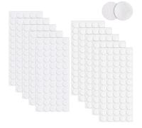 Redamancy 20 mm 600 Pezzi Tondini Adesivi Tondo, 300 Coppie Bianco Punti Autoadesivi Con, Adesivo Tondo Punti Autoadesivi, per Decorazioni da Parete, DIY, Foto, Oggetti, Arti Mestieri