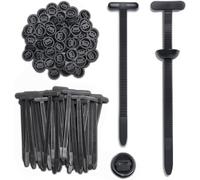 Redamancy 50 Fibbie Universali Autobloccanti per Fascette Stringicavo in Nylon, Alternativa a Viti e Clip per Auto, per Fissaggio Parafanghi, Rivestimento Bagagliaio, Protezioni Motore