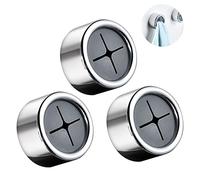 Redamancy Asciugamani Morsetto Gancio, 3 Pezzi Autoadesivo, Appendi Strofinacci Cucina, Rotondo, Nessuna Perforazione Richiesta, per Bagno, Cucina e Famiglia