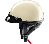 Redbike RB-520 Police Casco Jet, bianco-beige, taglia S