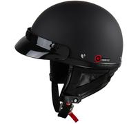 Redbike RB-520 Police Casco Jet, nero, taglia L per maschi
