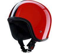 Redbike RB-680/RB-681, casco jet S male Rosso/Nero/Bianco