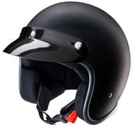 Redbike RB-710, Casco Jet XS male Nero Opaco