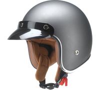 Redbike RB-756 Titanium Casco Jet, argento, taglia XS per maschi