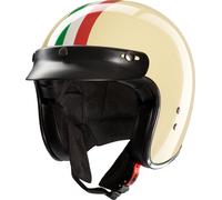 Redbike RB-802 Italia, casco jet S male Beige/Verde/Bianco/Rosso