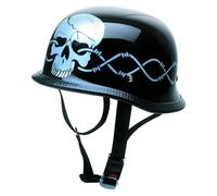 Redbike RK 304 Wired Oldtimer Casco Jet, nero, taglia 2XL per maschi