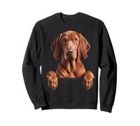 Redbone Coonhound Carino Peeking Dog Amante Felpa