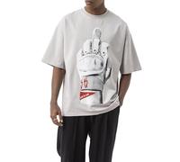 Redbridge by Maksim - Maglietta da uomo oversize, stampa statement Urban Streetwear, grigio., M