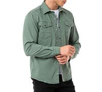 Redbridge Camicia in denim di alta qualità, in cotone, casual, cachi, XL