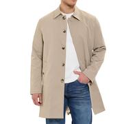 Redbridge Cappotto corto con abbottonatura e colletto, elegante cappotto per la primavera e l'autunno, per business e Smart Casual, beige., XL