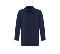 Redbridge Elegante cappotto corto da uomo con collo a ventaglia, look classico, bottoni nascosti, blu navy, L