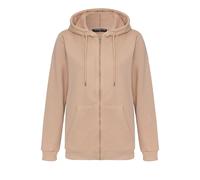 Redbridge Felpa con cappuccio Premium Basic con cerniera per tutti i giorni e il tempo libero, beige., M