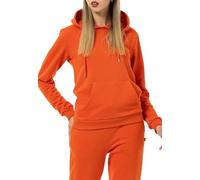 Redbridge Felpa da donna, comoda felpa con cappuccio con tasca a marsupio, look casual per tutti i giorni e il tempo libero, Colore: arancione., XL