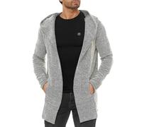 Redbridge Giacca A Maglia Cardigan Pullover Con Cappuccio Zip Hoodie Rough M3632