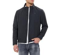 Redbridge Giacca da mezza stagione, leggera, con cappuccio nascosto nel colletto alto, casual, per la primavera e l'autunno, Blu, L