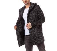 Redbridge Giacca Da Uomo In Maglia Cardigan Pullover Con Collo Alto E Cappuccio