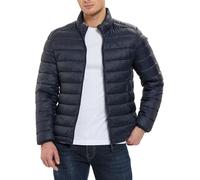 Redbridge Giacca trapuntata Giacca leggera con collo alto e chiusura lampo Giacca per la mezza stagione per primavera e autunno, Blu, L